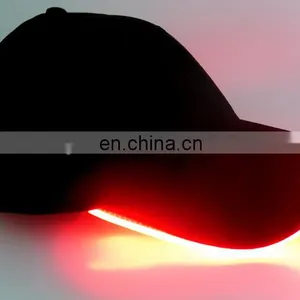 Promotinal Logo Printed Sports Led Baseball Cap/Led Flashing Baseball Cap/Led Light Baseball Cap For Party thumbnail-5