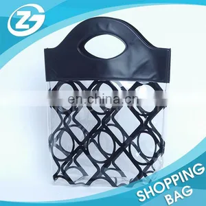 High Quality Hand Hole & Snap Button Toiletry Bag PVC Transparent Bags thumbnail-1