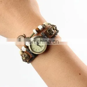 Hot Sale Genuine Charm Retro Leather WristWatch thumbnail-1