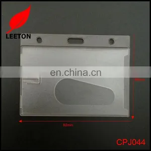 Factory Supply Custom Horizontal PVC Rigid Badge Holder thumbnail-5