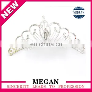 Fancy Bridal Wedding Tiaras Crown Rhinestone Hair Combs thumbnail-2