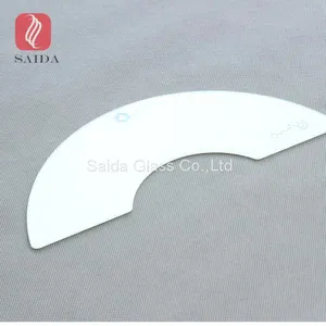 Custom Sector Shape White Printed Tempered Glass Panel for Home Appliance Parts thumbnail-3
