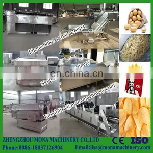 Output 30- 1000 Kg/h Electric Potato Chips Making Machine Frozen French Fries Production Line thumbnail-3