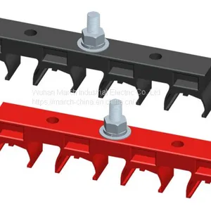 PVC 4-Pole Piper Hanger Clamp for Conductor Bus Bar Extension Pole Clamps thumbnail-4