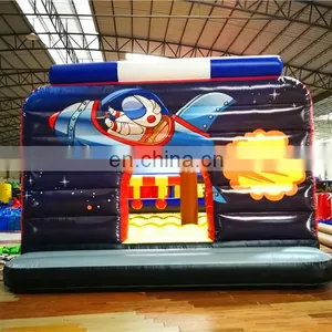 Giant Inflatable Space Travel Jump and Slide Obstacle Bounce House ,Inflatable Multifunction Tarpaulin Slide for Commercial thumbnail-2