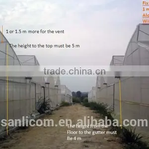 Agriculture Commercial Plastic Film Covered Greenhouses thumbnail-3
