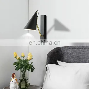 New Product Ideas 2021 Wall Sconces Black Industrial Vintage Wall Lamp Fixture Simplicity Wall Lights thumbnail-3