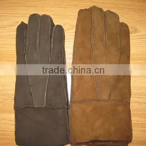 Colorful Soft and Comfortable Latest High Quality Sheepskin Gloves thumbnail-1