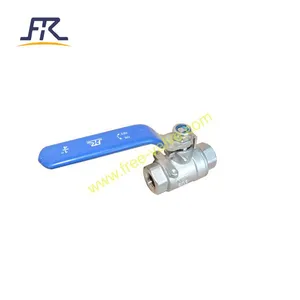 1000wog Stainless Steel 304/316/Wcb BSPT/NPT/BSPP/G Thread Floating 2PC Ball Valve thumbnail-1