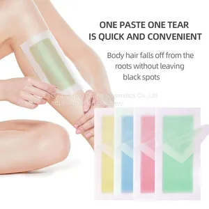 Body Depilatory Double Wax Strips Paper Cold Wax Strips thumbnail-2