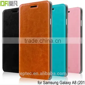 MOFi RUI Series Smart Phone PU Leather Flip Cover for Samsung Galaxy A8 (2016), Mobile Phone Case for Samsung Galaxy A8(2016) thumbnail-1