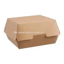 Eco Friendly Corrugated Cardboard Clamshell Boxes Food Packaging China Kraft Recyclable Boxes thumbnail-1