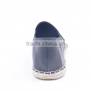 Hot Selling Latest Design Lady Straw Sole Flat Feet Walking Shoe With Elastic Band thumbnail-4