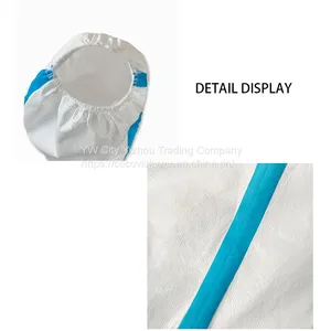 Professional Manufacture Cheap Disposable Foot Antistatic Medical Lace-up Isolation Shoe Covers thumbnail-3