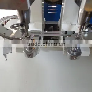 HAS VIDEO 195 Cycles 2 Heads Electric Paper Bag,Non Woven Bag,Shopping Bag Semi Automatic Eyelet Punch Machine thumbnail-4