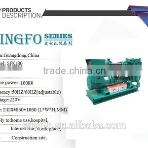 180KVA Permanent Magnetic Power Open Type Diesel Generator With CE Certification and Global Warranty on Chinese Market for Sale thumbnail-1