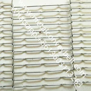 High Quality Food Grade Stainless Steel Ladder Conveyor Belt thumbnail-3