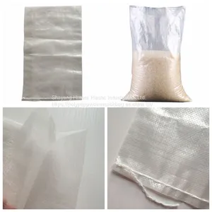 China Custom Printing pp Woven Packing Rice Empty Sack Bag for Sale thumbnail-2