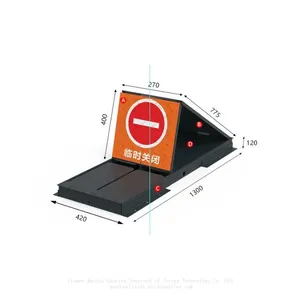 UPARK High Quality Customized Shallow Buried Car Park Diversion Barricade Anti-collision Embedded Parking Lot Space Lock thumbnail-5