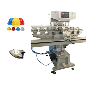 High Accuracy 8 Station Semi-Automatic New Type Tampography Pad Printer 8 Color Auto Rotation Fixture Special for Irons Printing thumbnail-4