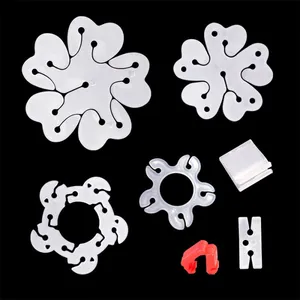 Connector Blossom Shape Arch Button Holder Flower Seal Balloon Seal Clips for Wedding/Birthday/Christmas Party Decoration thumbnail-5