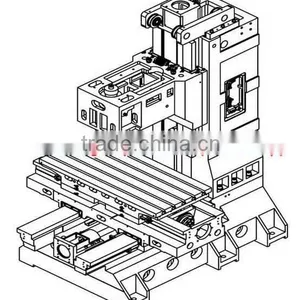 CNC Mini Vertical Machining Center/ Milling Machine VMC650 With 8000rpmhigh Speed Spinde Aluminum Profile Cnc Machine Centers thumbnail-2