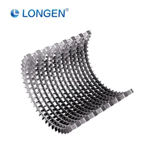 Hexmesh 19mm With Lance Tabs SS304 Shell Type Lanced Hole Hex Steel Welded Mesh Technique for Refractory Lining Factory Price thumbnail-1