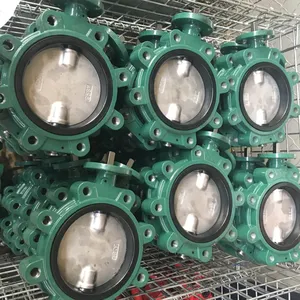 PN16 DN200 GGG50 Cast Iron Flange Butterfly Valve Manual Gear Turbine Electric Operation Butterfly Valve thumbnail-4