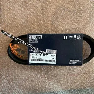 Hyundai Excavator Parts Genuine 11LL-91440 AIRCON BELT for R210LC7 R210LC3 R220-9S R225-7 in Stock thumbnail-2