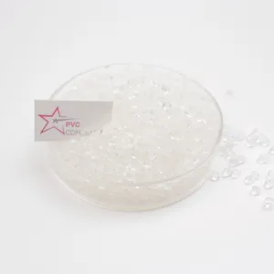 High Elasticity PVC V-Strap Jelly Shoes Granules Modified PVC Compound Beads thumbnail-1