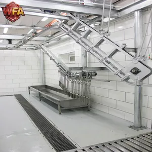 High Efficiency Full Set Hog Slaughter Equipment PLC Controlled Livestock Abattoir Line thumbnail-3