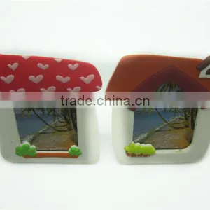 Photo Frame 2015 Hot Sale Lovely 3D Soft Rubber Pvc Photo Frame thumbnail-4