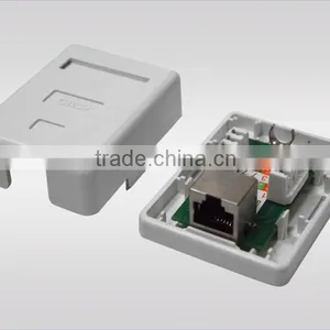 Cat5e FTP Single Port RJ45 Surface Mount Box thumbnail-1