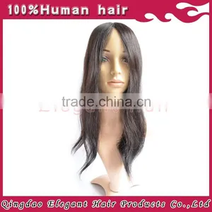 Silk Top 100% Super Quality Human Remy Hair Toupee thumbnail-1