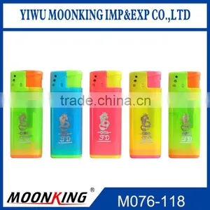 Automatic Flip Wind Resistant Gas Lighter Customized Logo Printing Cigarette Lighter thumbnail-1