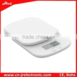 2kg/0.1g White Household Scales Small Digital Food Scale for Kitchen thumbnail-1
