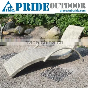 Garden Modern Rattan Wicker Outdoor Furniture Luxury French Chaise Spa Swimming Pool Hotel Sun Lounge Chair Quality Choice thumbnail-1