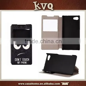 Painted PU Leather Case Cover For Sony Xperia Z5 Compact Premium thumbnail-6
