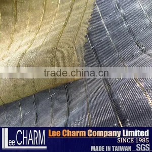 Nylon Metallic Fabric Outfit Material in Gold & Silver Color thumbnail-2