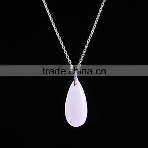 2016 Trendy Hot Style Natural Stone Gold Plated Bullet Necklace SMJ0137 thumbnail-5