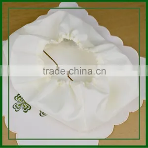 Polyester Tissue Box Cover Embroidered Wtih Clover on Satin Fabric thumbnail-3