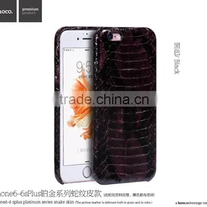 HOCO Platinum Series Python Leather Rubber Back Case for IPhone 6s Luxury Snake Leather Cover for IPhone 6 4.7 MT-5777 thumbnail-3