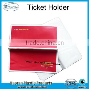 Custom Cheap Gift Colors Pvc Airline Ticket Wallet OEM thumbnail-1