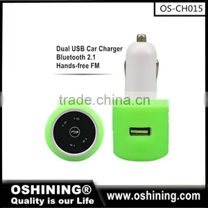 Hot Sale Buletooth Dual USB Car Charger thumbnail-2