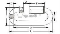 Hot Sale High Quality Stainless Steel Wide Jaw Quick Link Chain Connector Link thumbnail-3