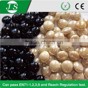 Low Price Creative Glass Rubber Beads Strand Double Color thumbnail-1