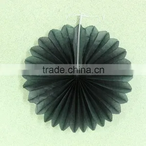 Handmade Hanging Party Wedding Decorations Paper Fan,round Tissue Paper Fan thumbnail-1