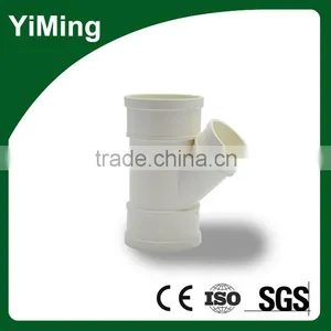 YiMing Pvc 45 Degree y Tee for Pvc Pipe Fittings thumbnail-1
