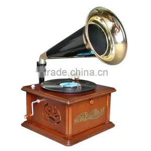 Antique Gramophone/retro Gramophone/wooden Gramophone Quality Choice thumbnail-1