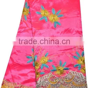 Beautiful African George, Embroidery Silk George for Dress GK040-1 thumbnail-1